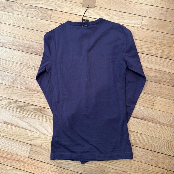 G.Star Essential Henley Slim Top NWT Size XS - Picture 7 of 9